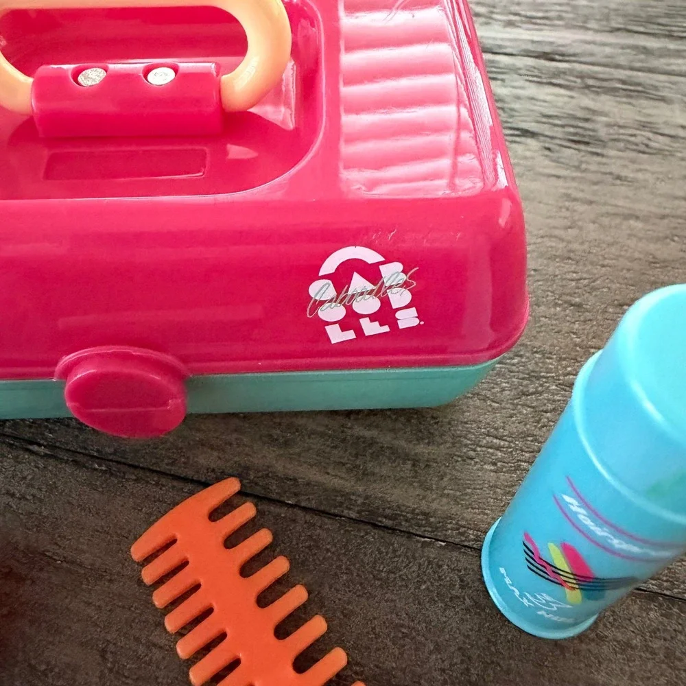 American Girl Doll Caboodle Beauty Case‎ Play Set Accessories Shampoo Lip Balm